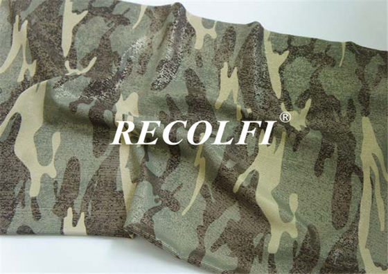 High Resiliency Camouflage Printing Fabric Made From Recycled Plastic